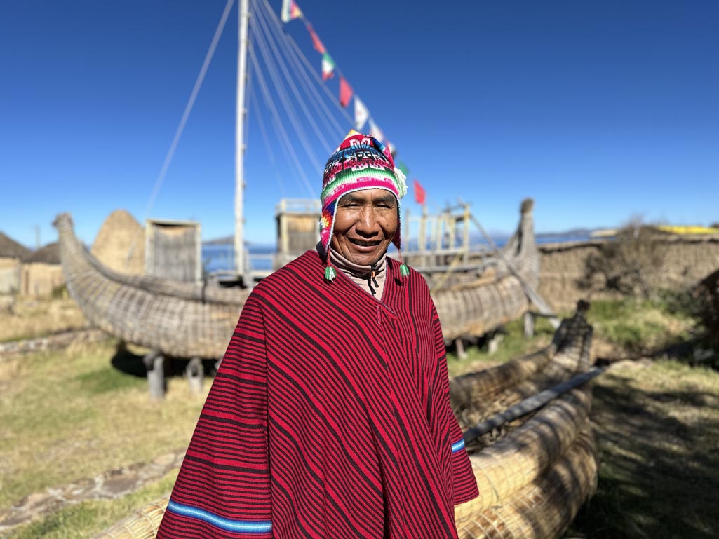 Bij het Titicacameer