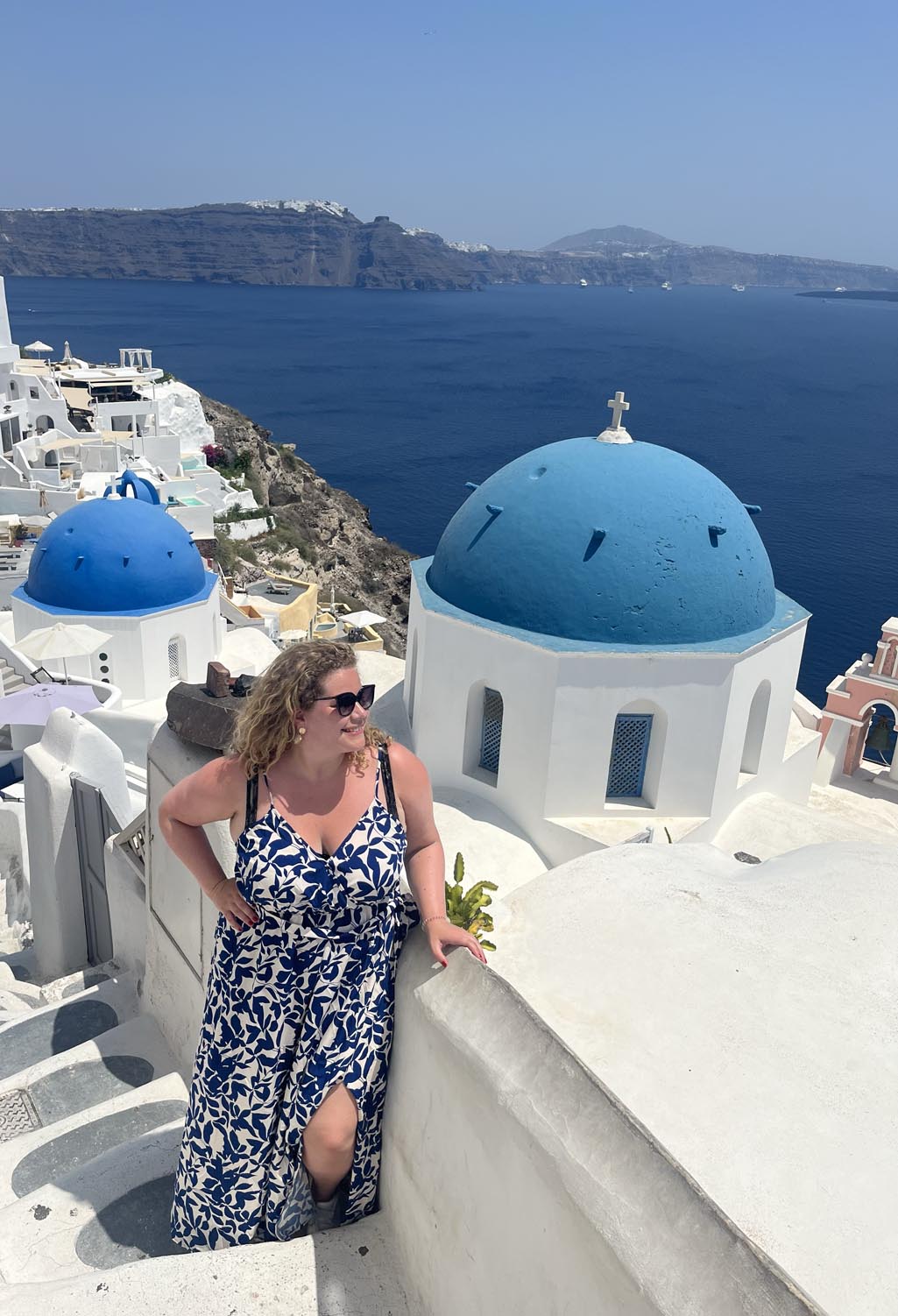 Iris Kroes in Griekenland