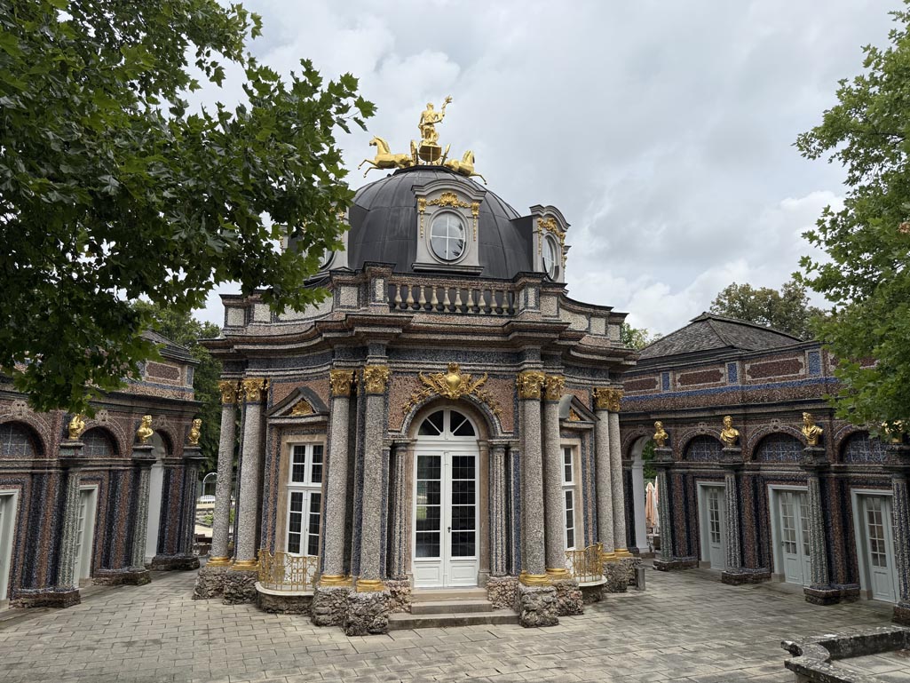 Paleistuinen in Bayreuth in Duitsland