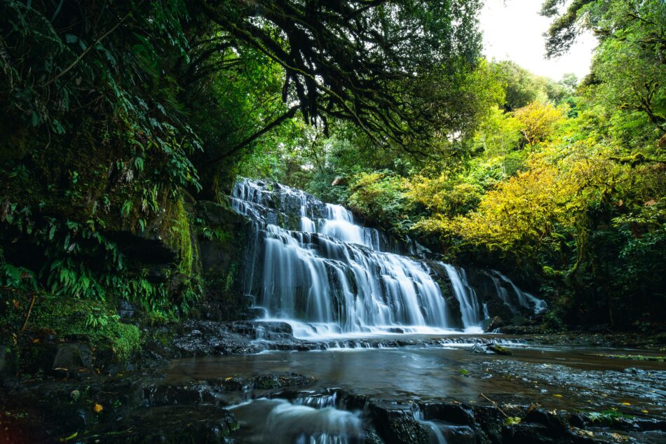 Nieuw-Zeeland waterval