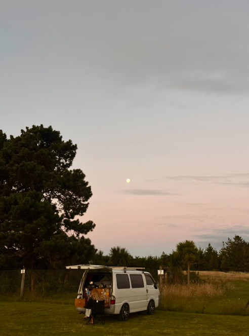 Landschap camper
