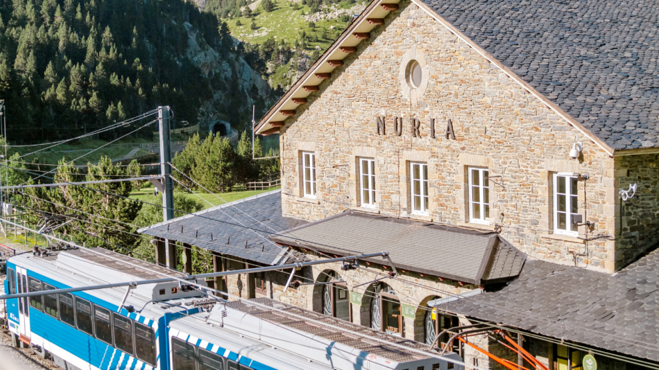Treinstation Nuria, Spanje