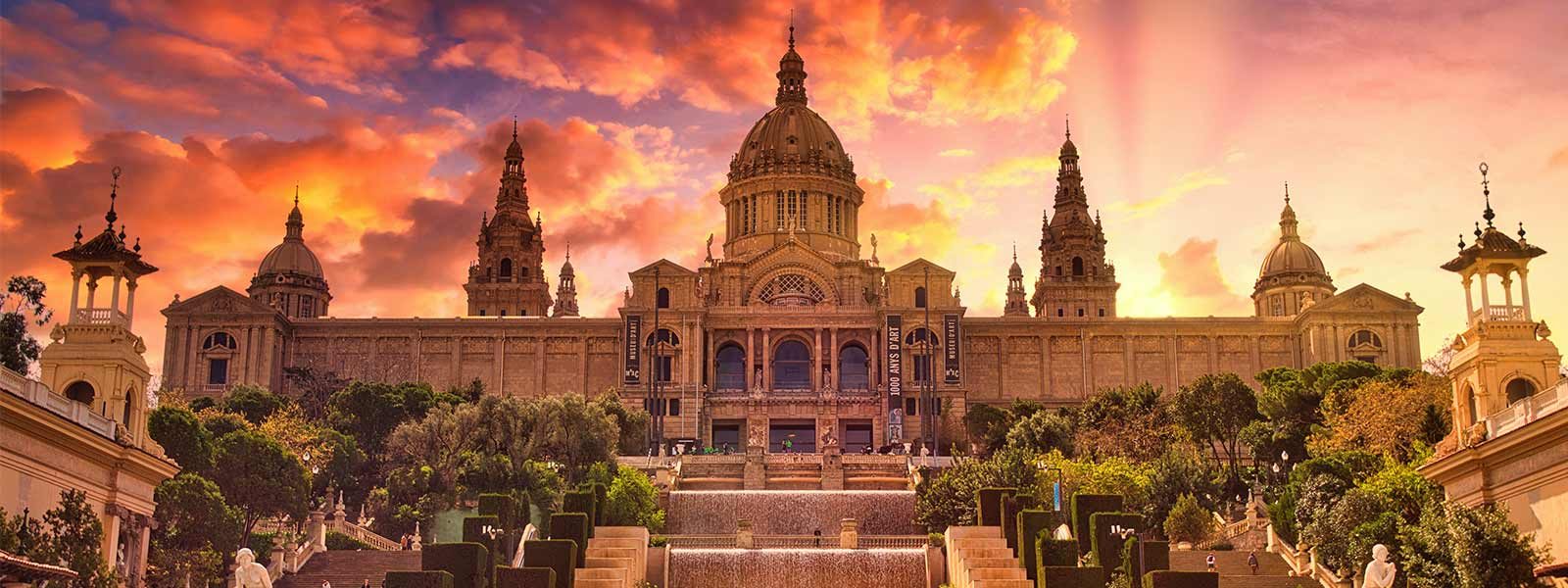 Het Palau Nacional in Barcelona