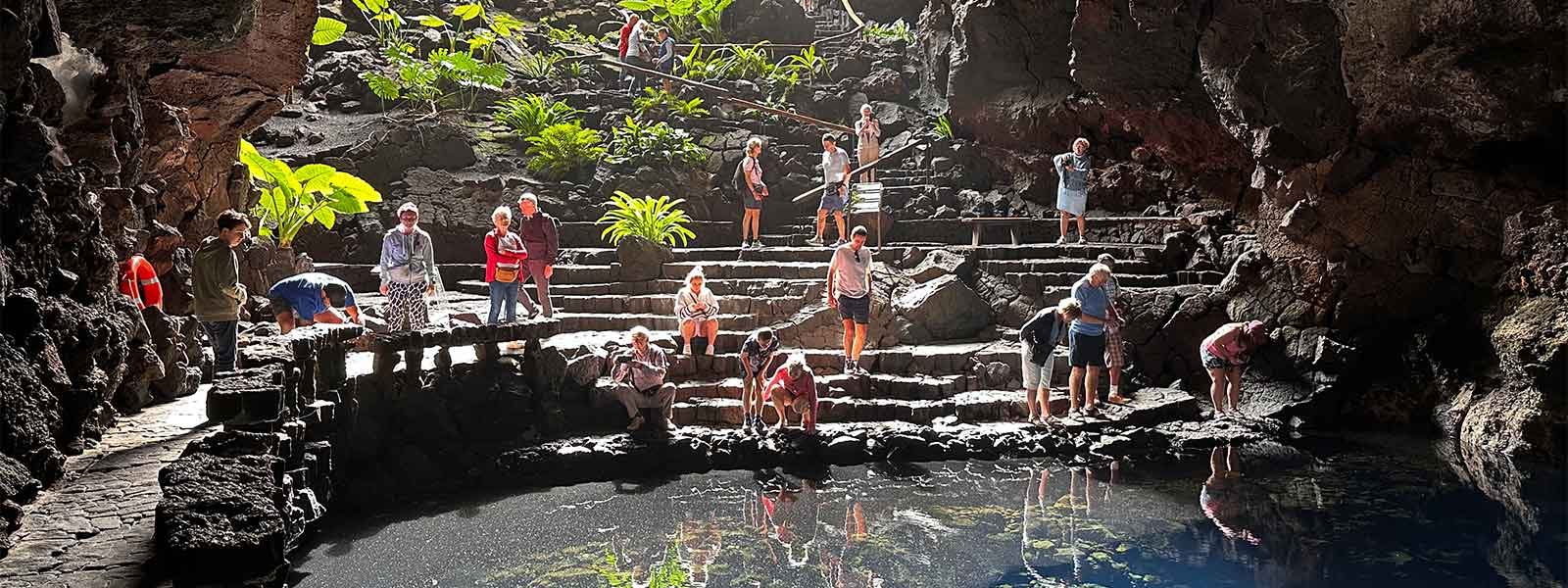 Een van de bezienswaardigheden op Lanzarote: Jameos del Agua