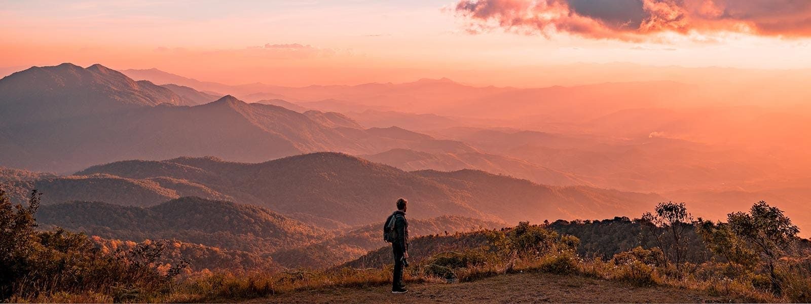 De bergachtige omgeving van Chiang Mai