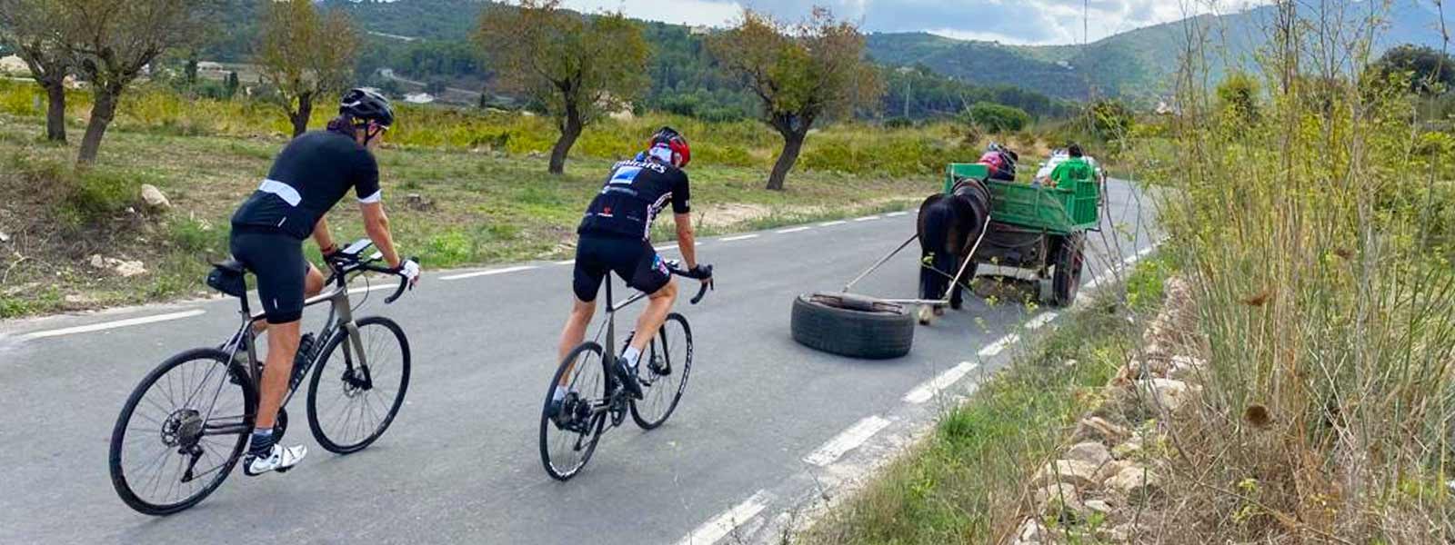 Fietsen in de omgeving van Calpe aan de Costa Blanca