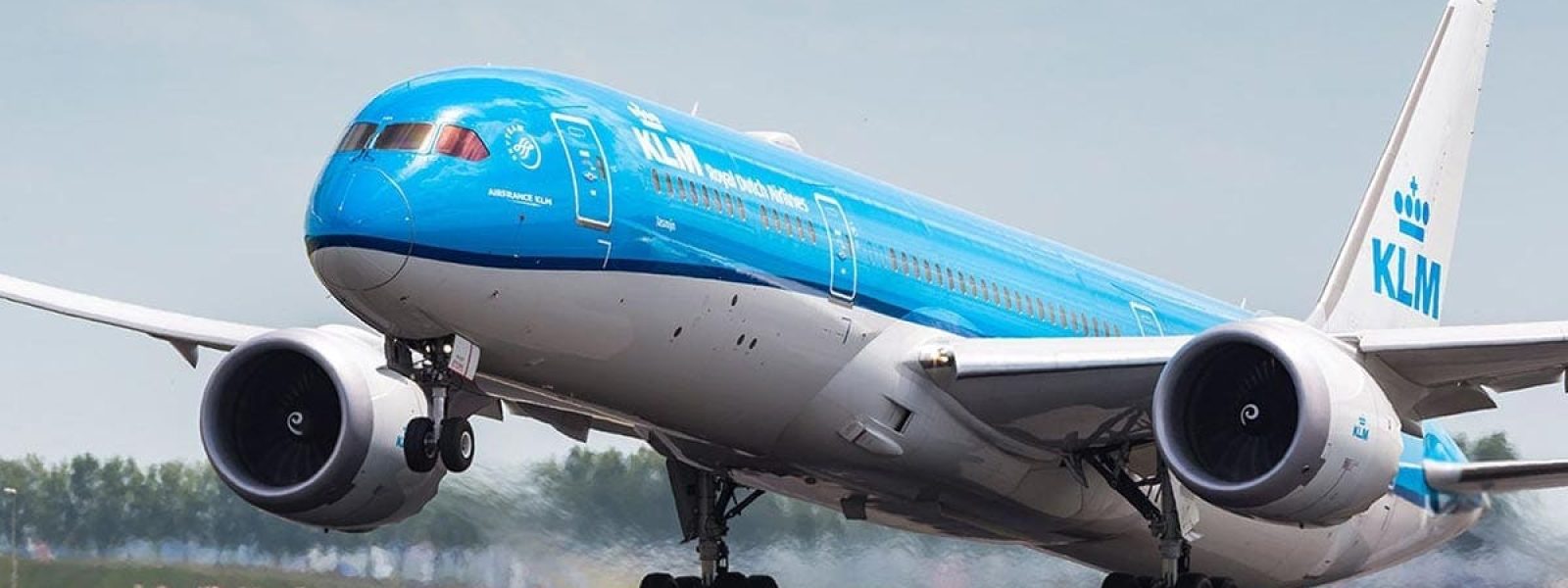 KLM opstijgend vliegtuuig