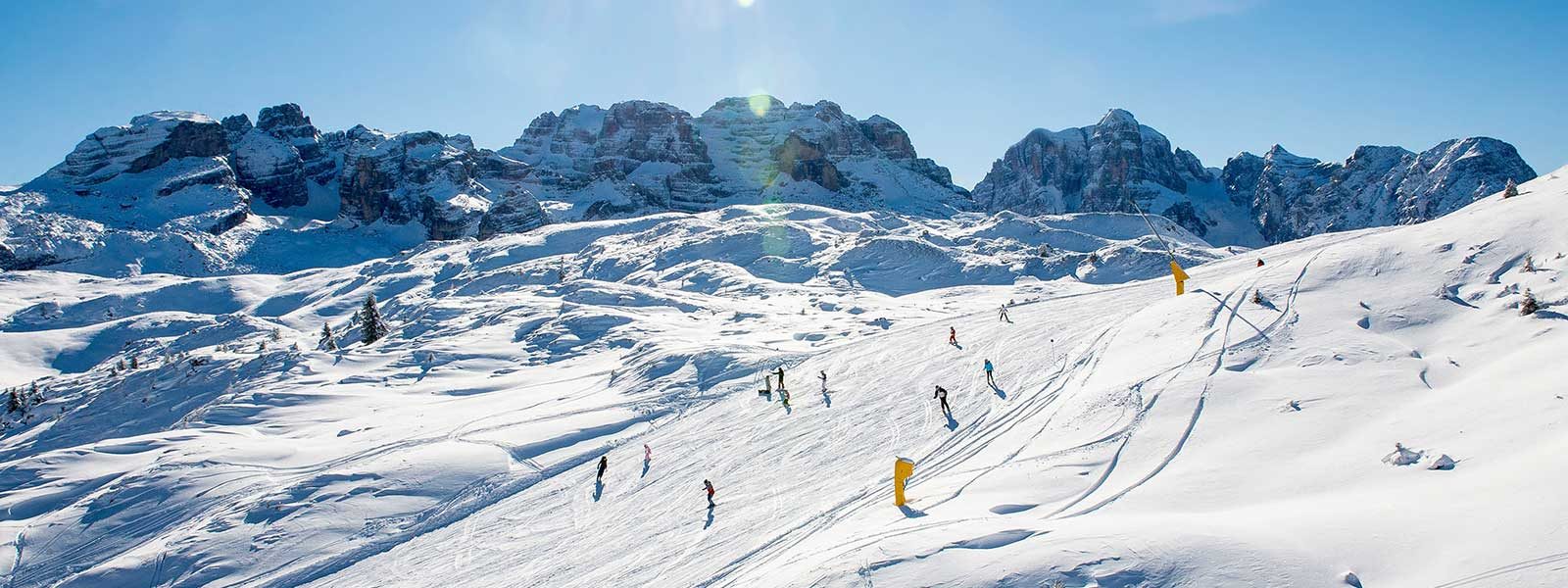 skipiste in Trentino