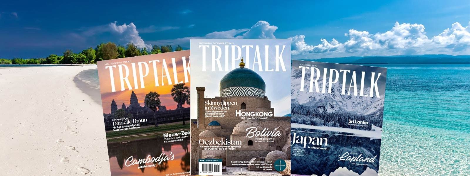 TripTalk reismagazine covers 20-22