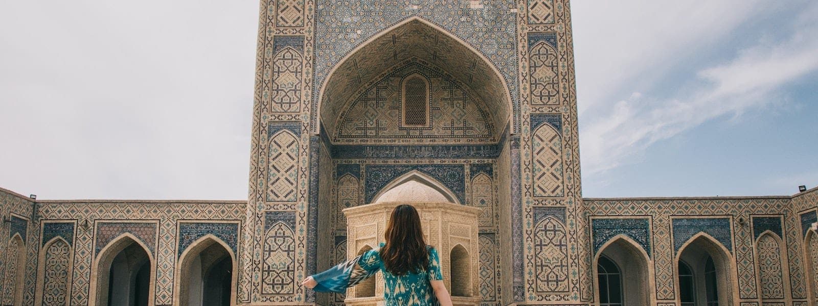 Oezbekistan moskee vrouw