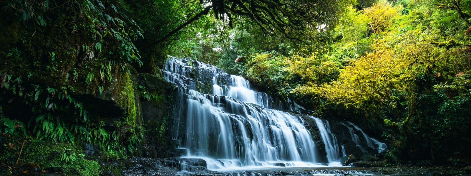 Nieuw-Zeeland waterval